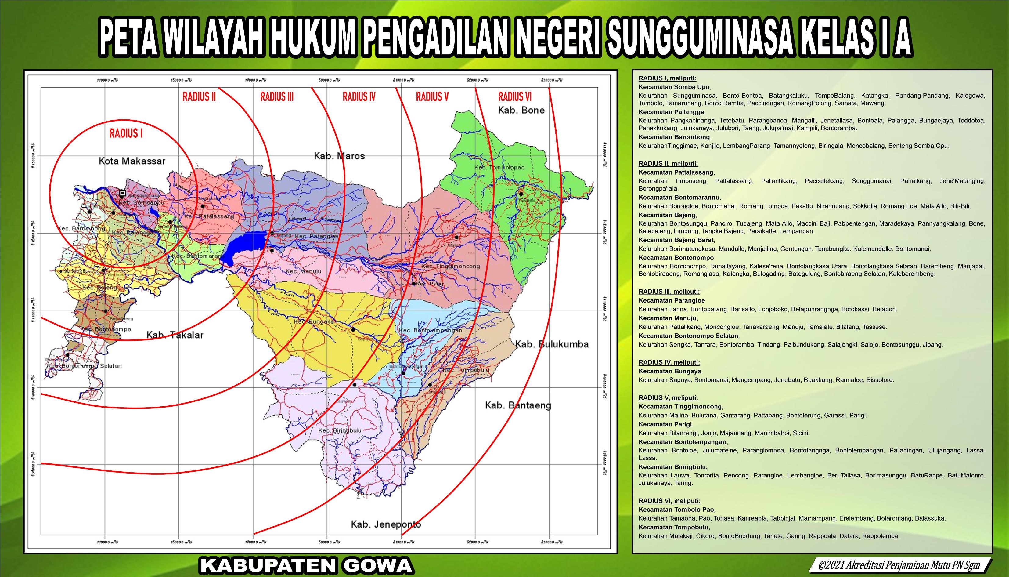 Peta Wilayah Hukum